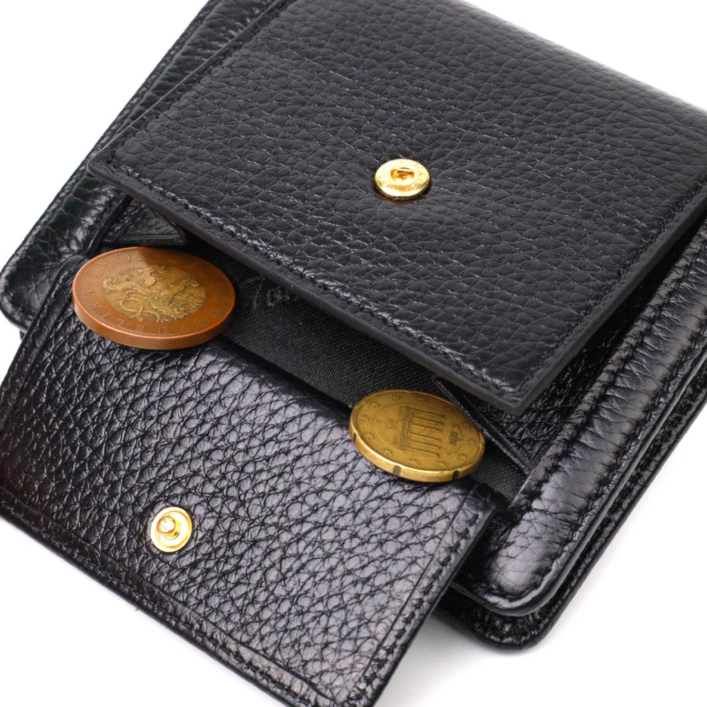 Гаманець Tony Bellucci З натуральної шкіри Чорний (21987) - зображення 8