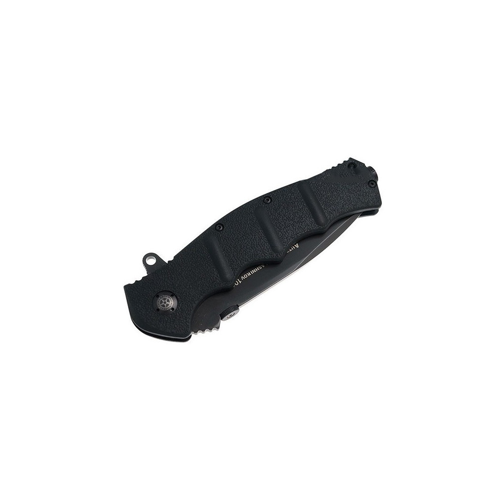 Ніж Boker Plus AK-101 Black Blade, напівсеррейтор (01KAL102) - зображення 4