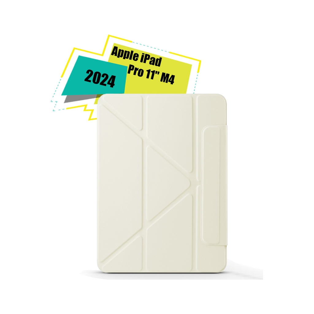 Чохол до планшета BeCover Ultra Slim Origami Magnetic Apple iPad Pro 11" M4 2024 Beige (712961) - зображення 1