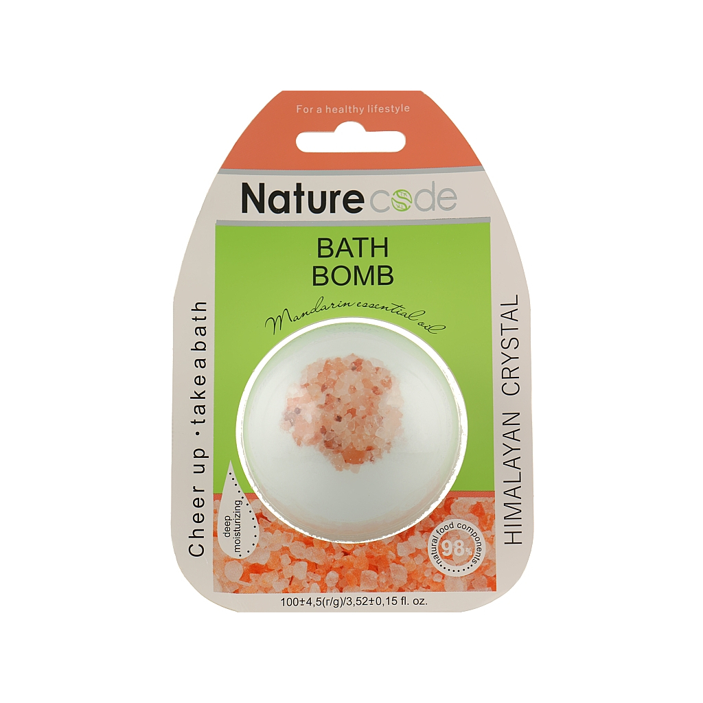 Бомбочка для ванни Nature Code Himalayan Crystal 100 г (4820205302671) - зображення 1