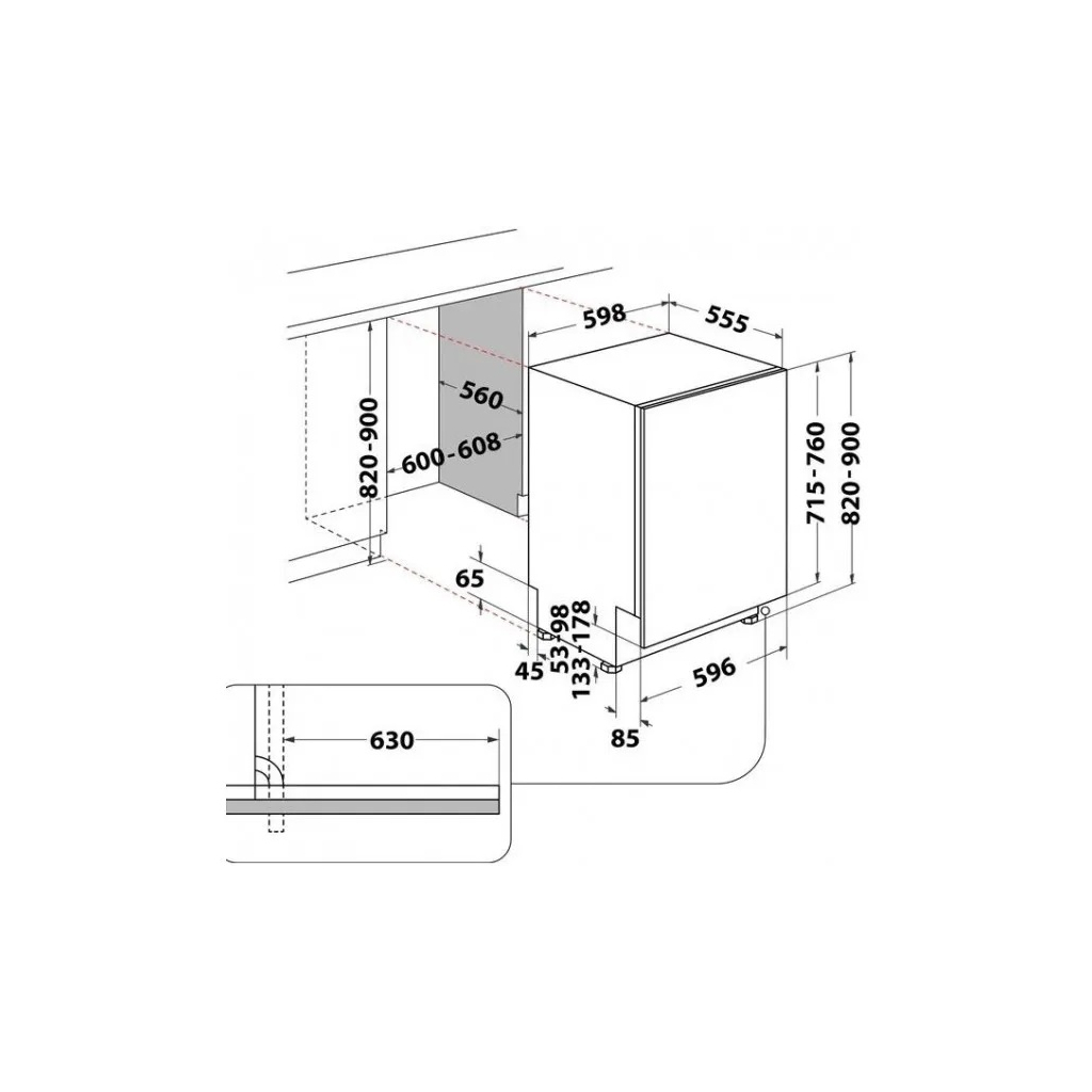 Посудомийна машина Hotpoint-Ariston HM742L - picture 8