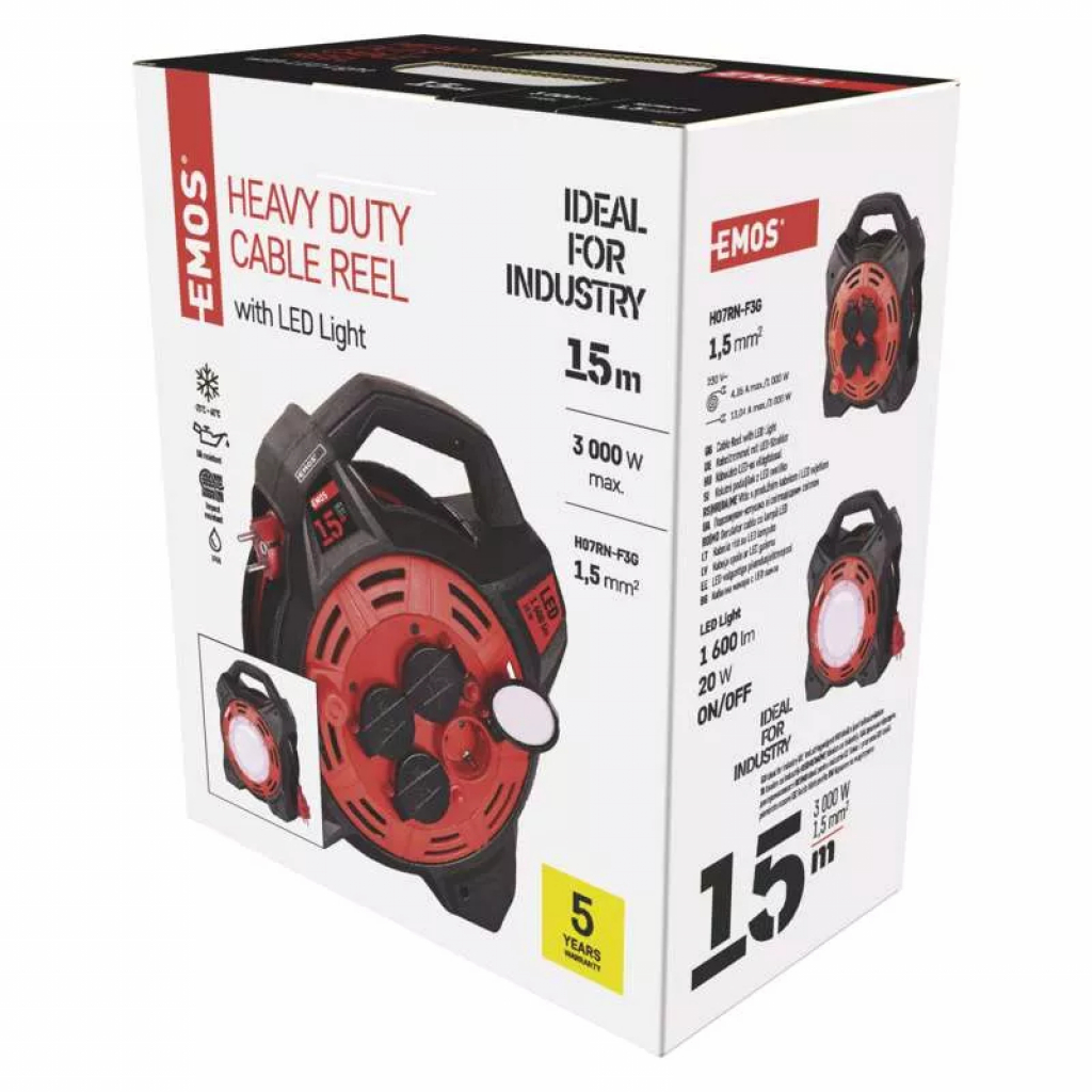 Мережевий подовжувач EMOS P08215 - зображення 10