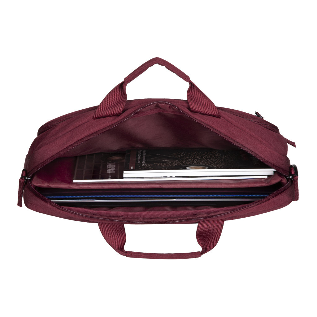 Сумка для ноутбука 2E 16" CrossSquares, Burgundy (2E-CBN9198BG) - зображення 8