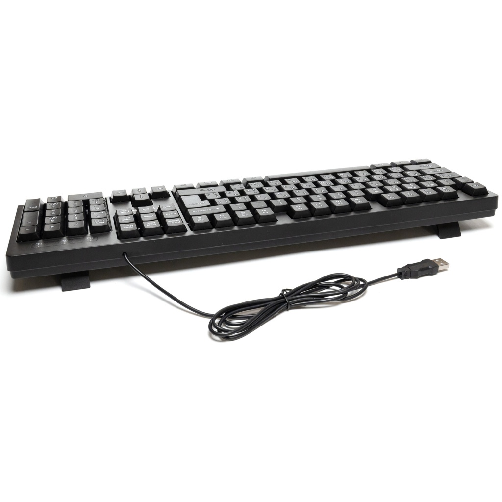 Клавіатура Hölmer K-02OF USB UA Black (K-02OF) - зображення 4