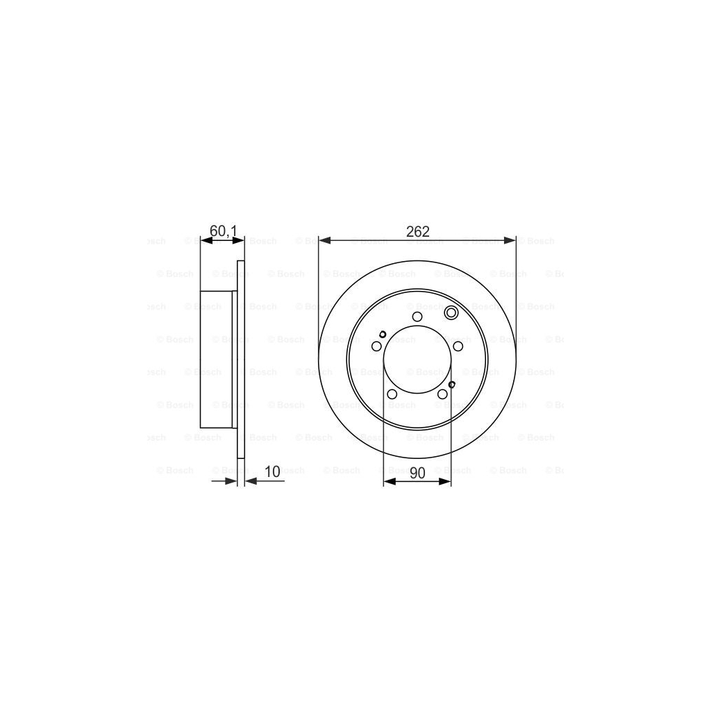 Гальмівний диск Bosch 0 986 479 603 - зображення 5