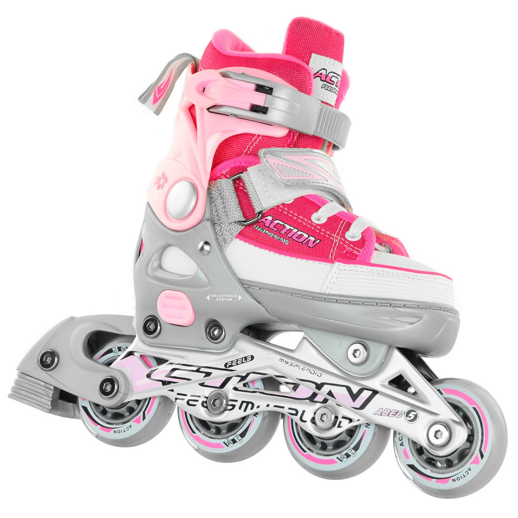 Роликові ковзани Action Anny Рожеві 29-32 (PW-126B-13-2PINK/29-32) - изображение 2