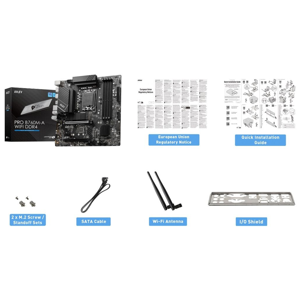 Материнська плата MSI PRO B760M-A WIFI DDR4 - зображення 7