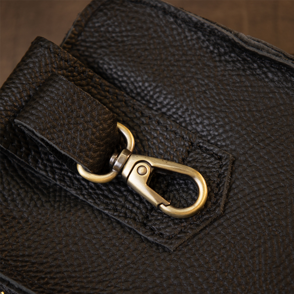 Сумка Vintage Унісекс на пояс на одне відділення Чорна (20418) - зображення 10