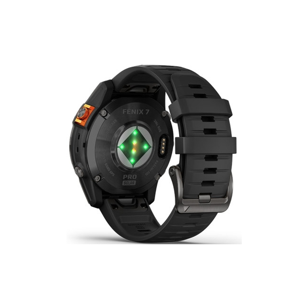 Смарт-годинник Garmin fenix 7 Pro Solar, Glass, SltGrySS w/ Black Band, GPS (010-02777-01) - зображення 6
