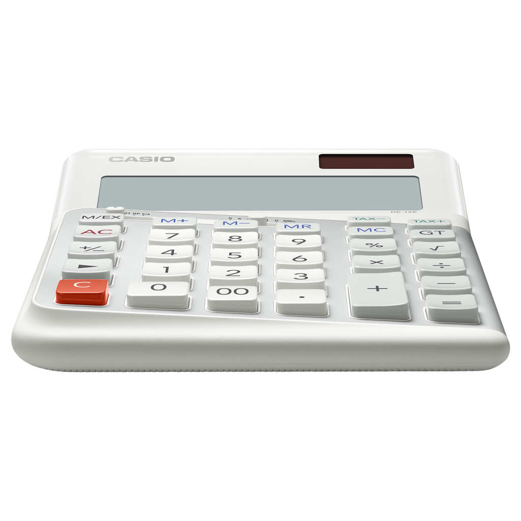 Калькулятор Casio DE-12E-WE-WA-E, білий (CALC-CAS-DE-12E-WE-W) - изображение 3