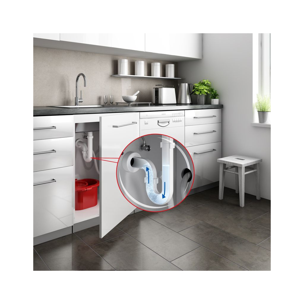 Засіб для прочищення труб Mellerud Для очищення кухонних труб з активним хлором 1 л (4004666009168) - зображення 3