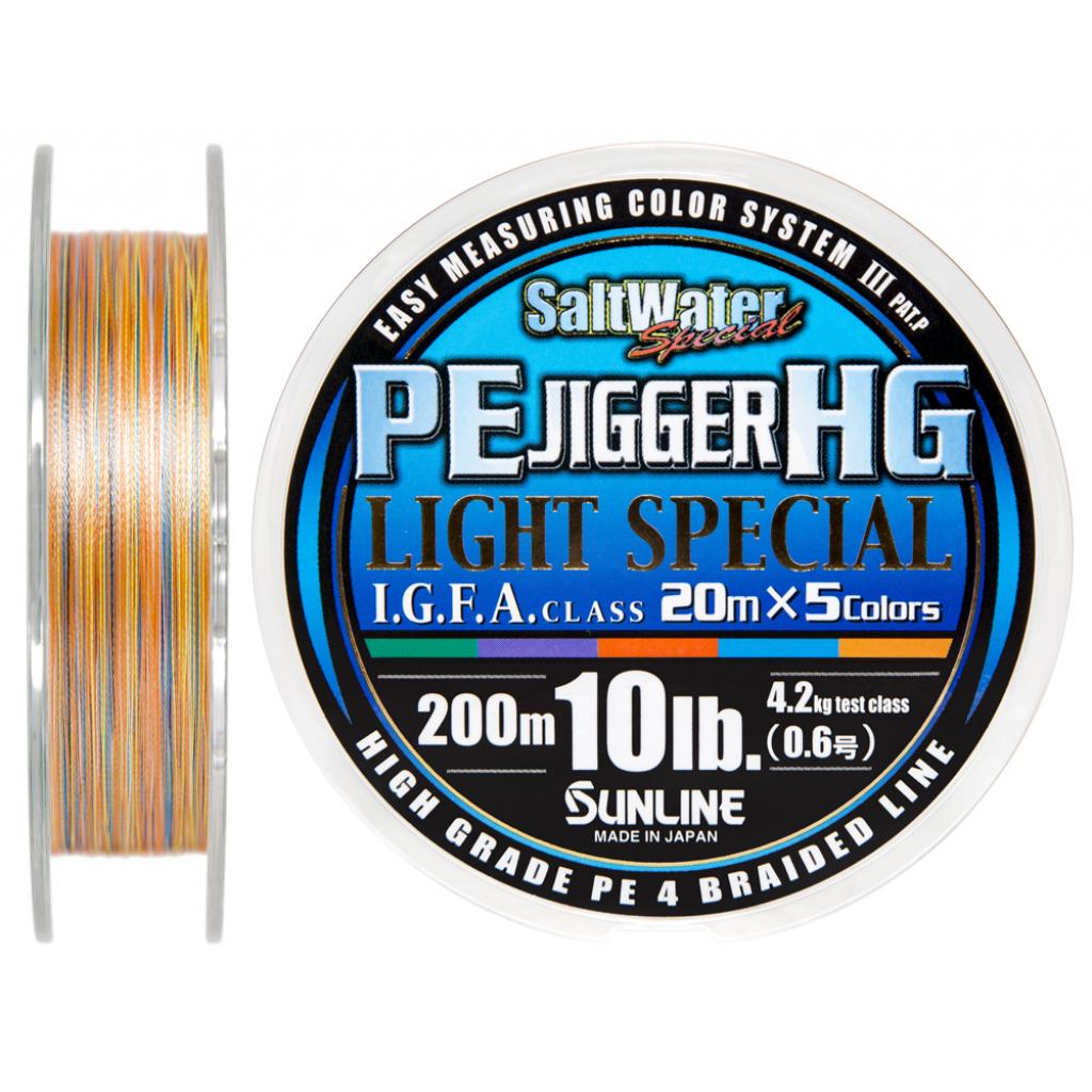Шнур Sunline PE JIGGER HG Light Special 200м 0.128мм 10LB (1658.03.91) - зображення 1