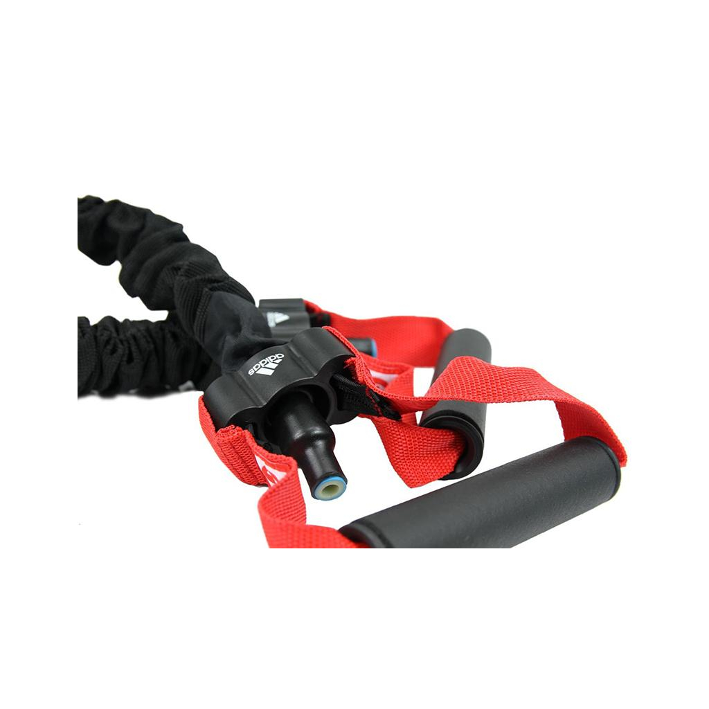 Еспандер Adidas Power Tube ADTB-10603 чорний, червоний 122 см (885652000284) - зображення 2