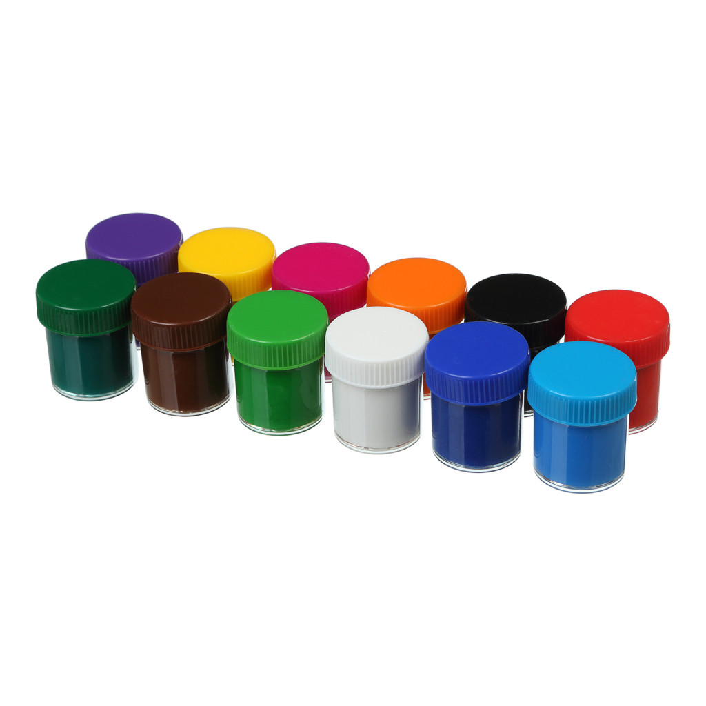 Гуашеві фарби ZiBi KIDS Line - 2, 12 кольорів х 20 мл (ZB.6605) - зображення 2