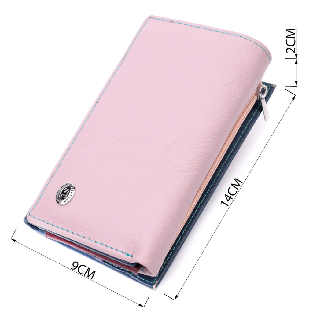 Гаманець ST Leather З натуральної шкіри Різнокольоровий (19445) - зображення 3