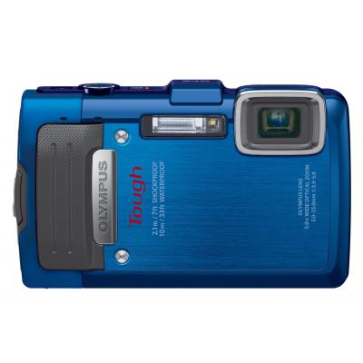 Цифровий фотоапарат Olympus TG-835 Blue (Waterproof - 10m; GPS) (V104131UE000) - зображення 2