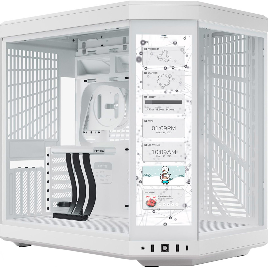 Корпус Hyte Y70 TOUCH White (CS-HYTE-Y70-WW-L) - зображення 1