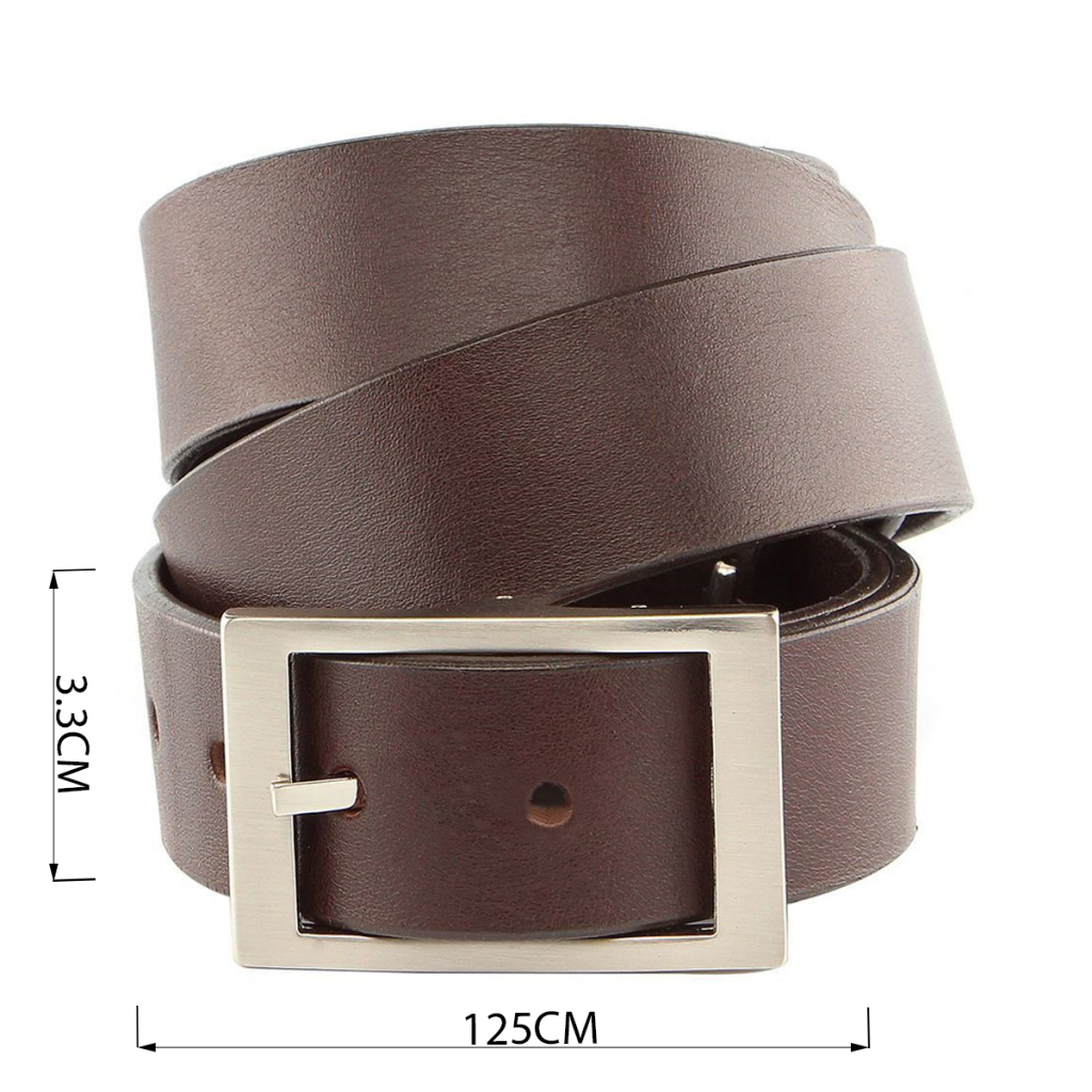 Ремінь Grande Pelle Шкіряний Коричневий (00242) - зображення 3