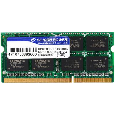 Модуль пам'яті для ноутбука SoDIMM DDR2 1Gb 800 MHz Silicon Power (SP001GBSRU800S02/*Q02) - зображення 1
