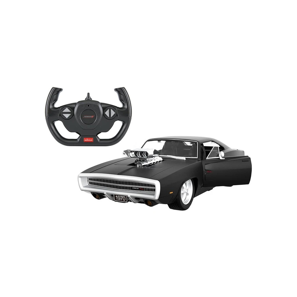 Радіокерована іграшка Rastar Dodge Charger R/T With Engine version 1:16 (99070 black) - зображення 4