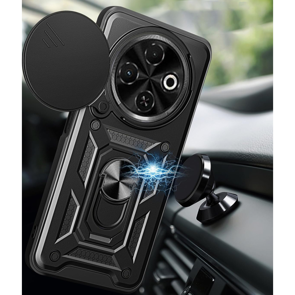 Чохол до мобільного телефона BeCover Military Tecno Spark 30C 4G Black (713074) - зображення 3