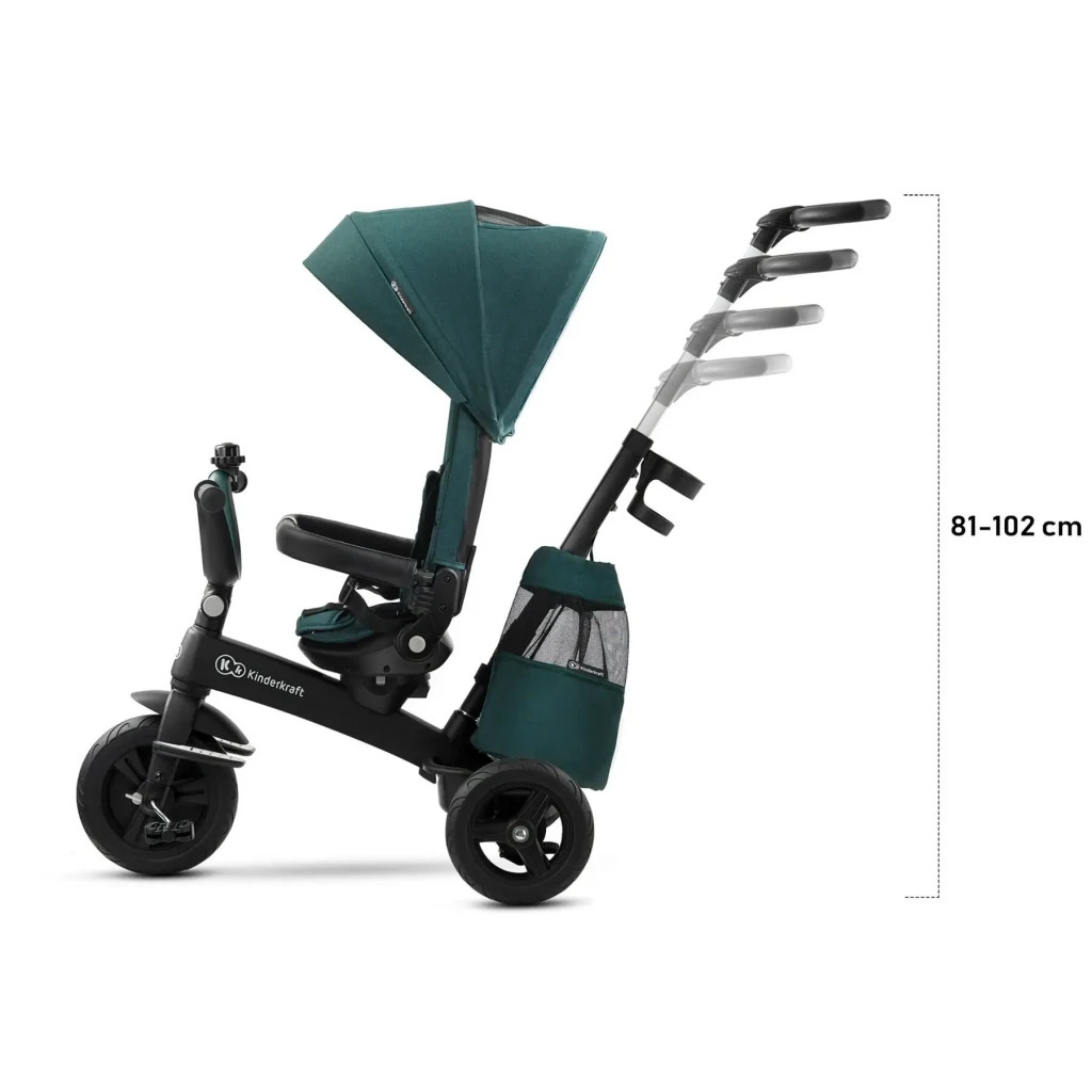 Дитячий велосипед Kinderkraft Easytwist Midnight Green (KKRETWIGRE0000) (5902533914500) - изображение 7