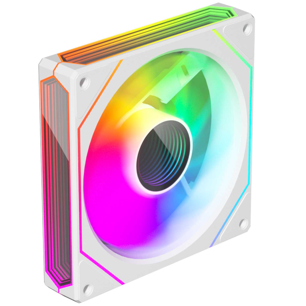 Кулер до корпусу Zezzio PRISM 6 Pro ARGB White - зображення 2