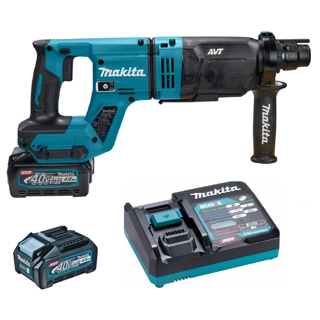 Перфоратор Makita HR007GM201 XGT, 40 V Max, 28мм - зображення 3