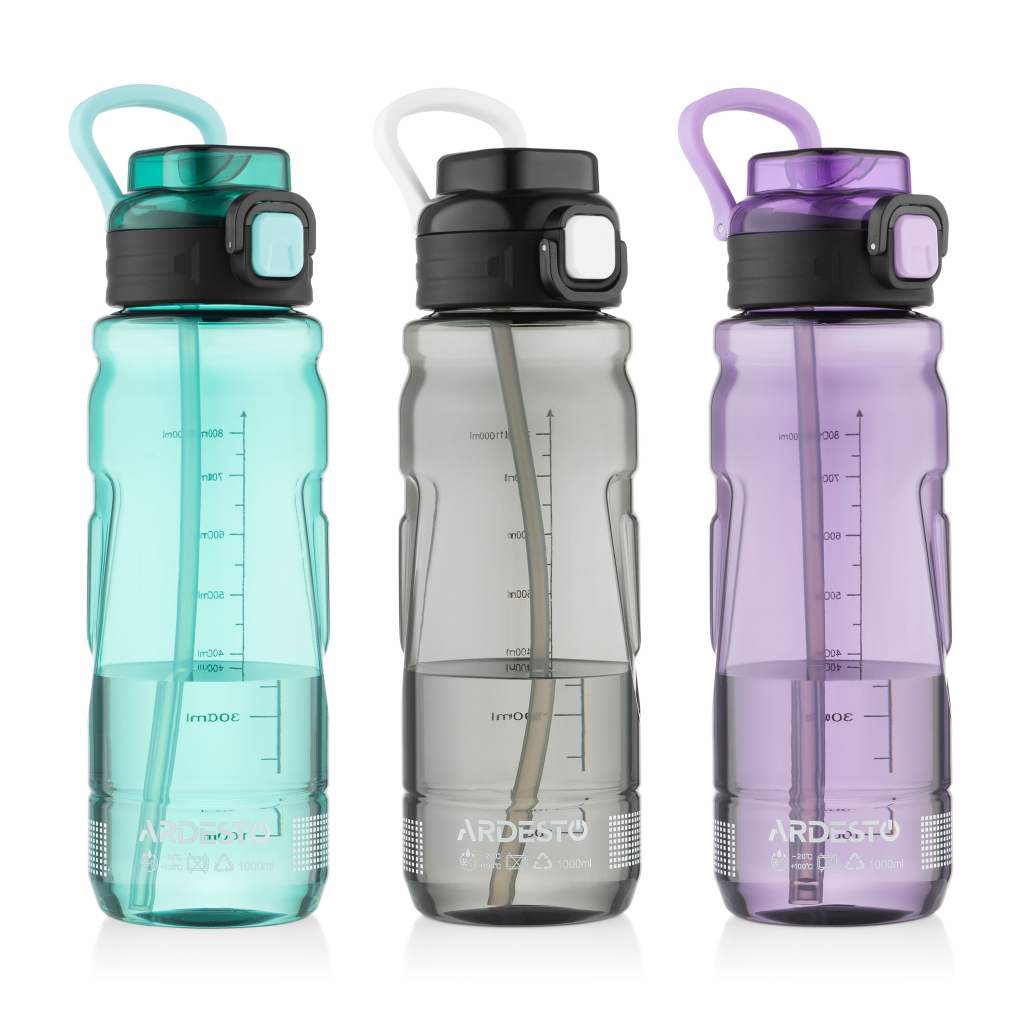 Пляшка для води Ardesto Sport 1000мл зелений (AR2210EB) - зображення 7