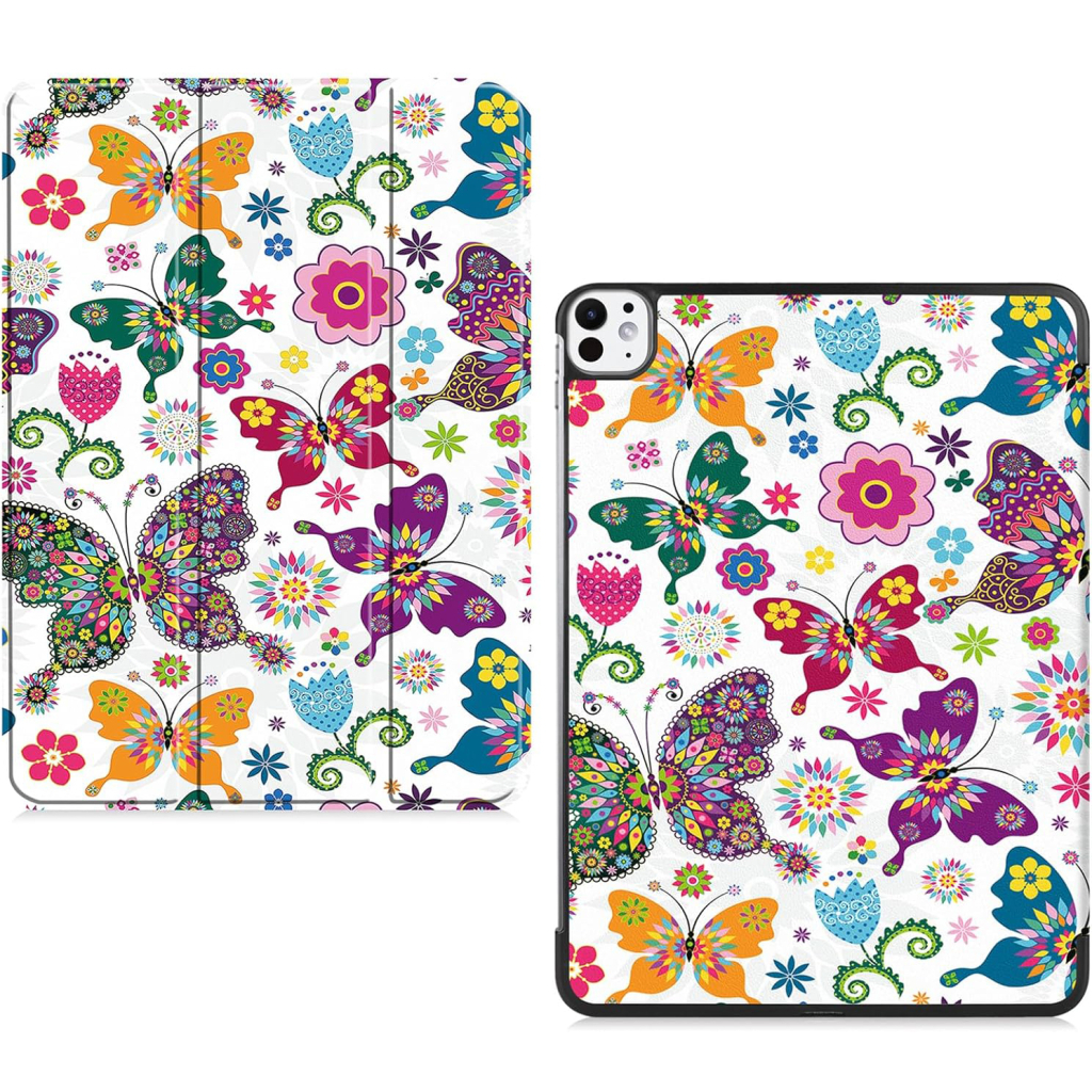 Чохол до планшета BeCover Smart Case Apple iPad Pro 11" M4 2024 Butterfly (711631) - зображення 4