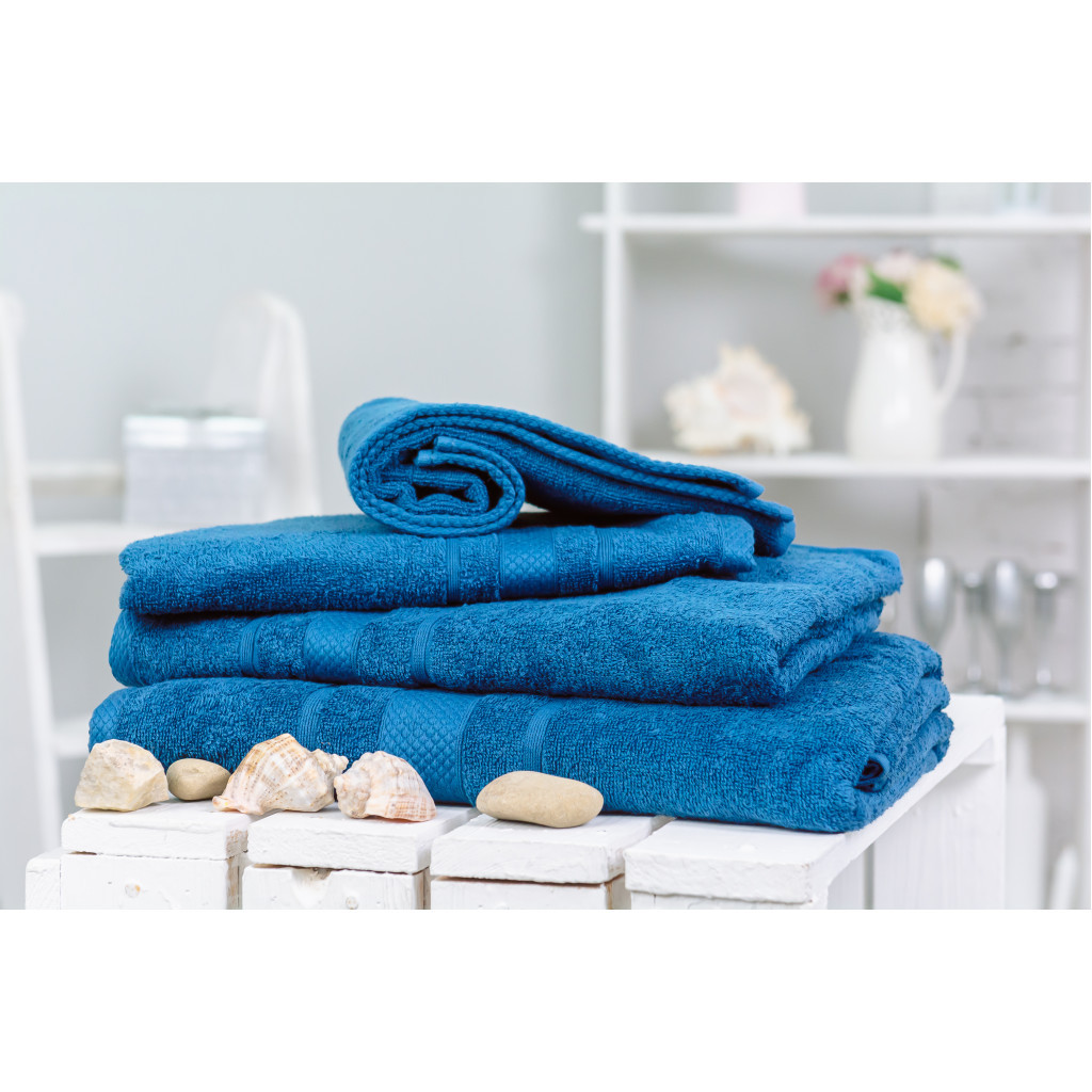 Рушник MirSon набір банних 5085 Elite SoftNess Blueberry 40х70, 50х90, 70х140, 100x150 (2200003183559) - зображення 2