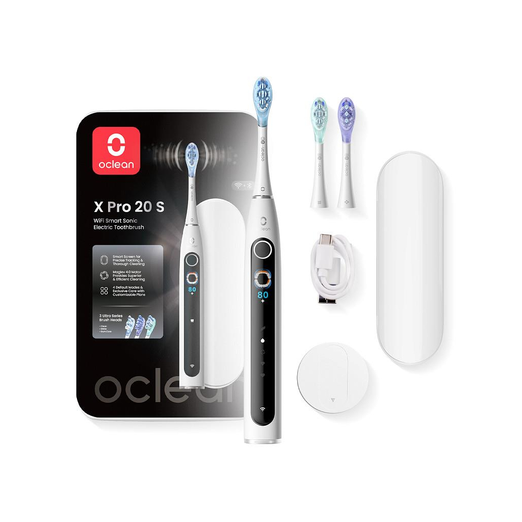 Електрична зубна щітка Oclean X Pro 20 Set Electric Toothbrush White (6970810556971) - зображення 1