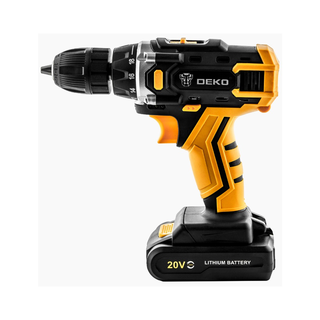 Шуруповерт Deko 20 DKCD20FU-LI (12172) - изображение 2