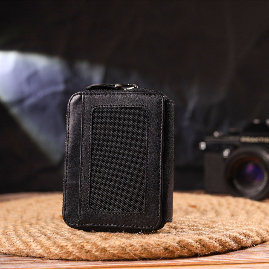 Портмоне Canpellini З натуральної шкіри Чорне (21492) - зображення 10