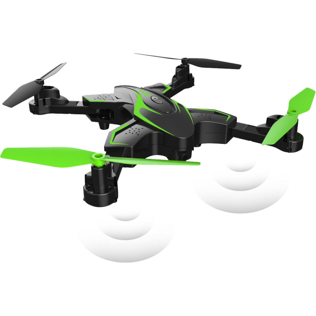 Радіокерована іграшка Syma Квадрокоптер з 2,4 Ггц керуванням та FPV-камерою 35,5 cм (X56WP_зелений) - зображення 5