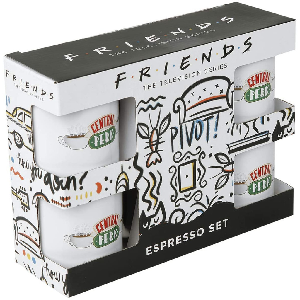 Набір чашок GB eye Friends Central Perk 125 мл 4 шт (MGS0005) - зображення 2