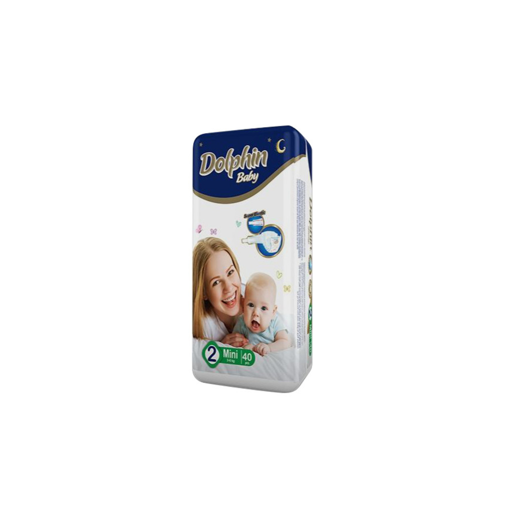 Підгузки Dolphin Mini 3-6 кг 40 шт (8680131203376) - зображення 1
