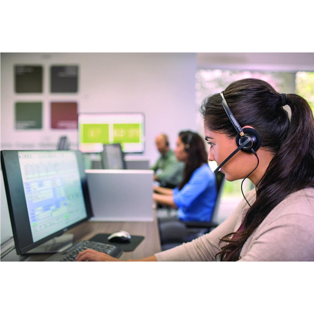 Навушники Poly EncorePro 520 Quick Disconnect Black (783P7AA) - зображення 2