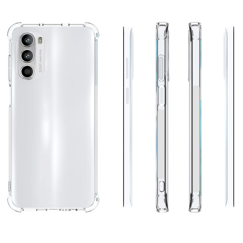 Чохол до мобільного телефона BeCover Anti-Shock Motorola Moto G52/G82 Clear (709320) - зображення 2