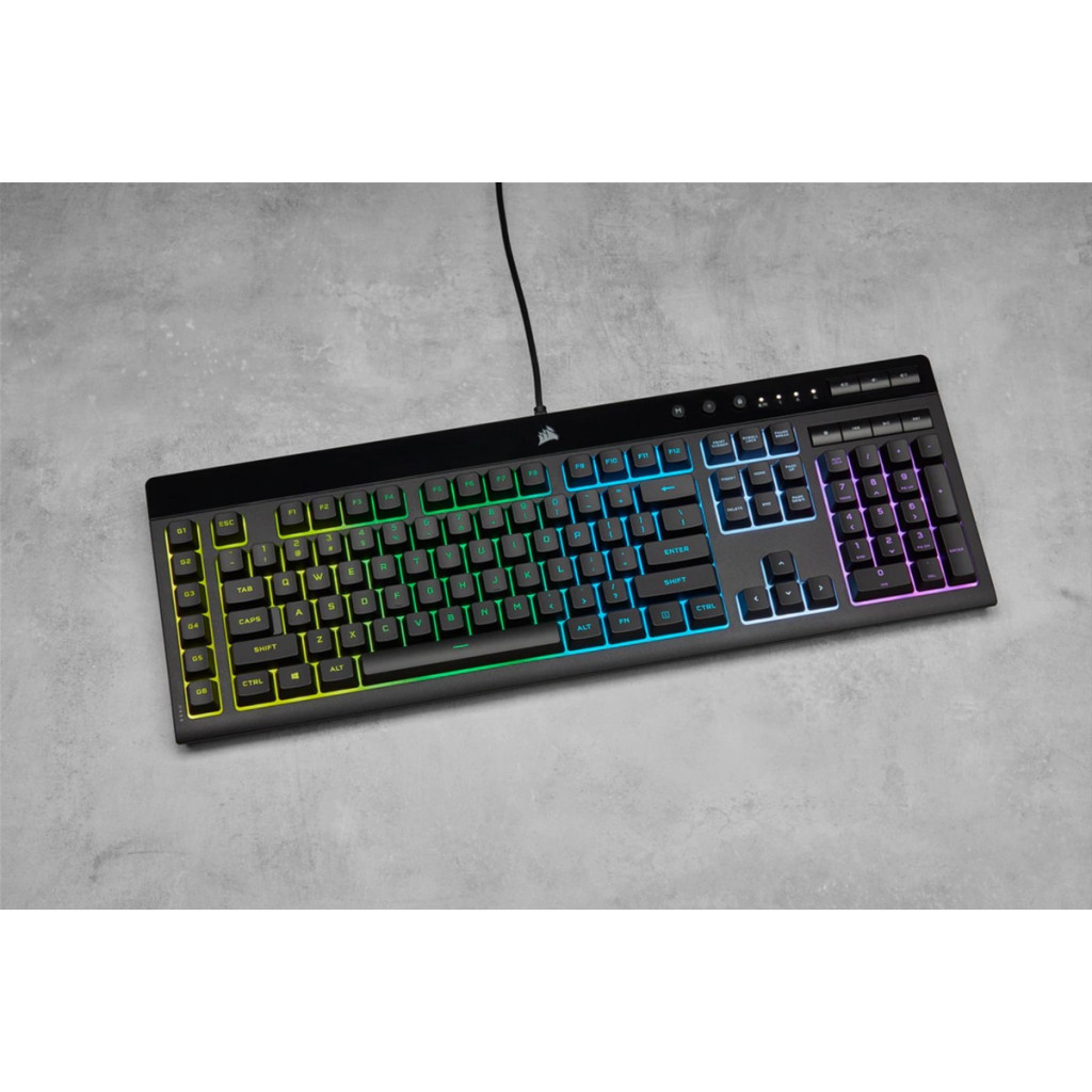 Клавіатура Corsair K55 RGB Pro USB UA Black (CH-9226765-RU) - зображення 4