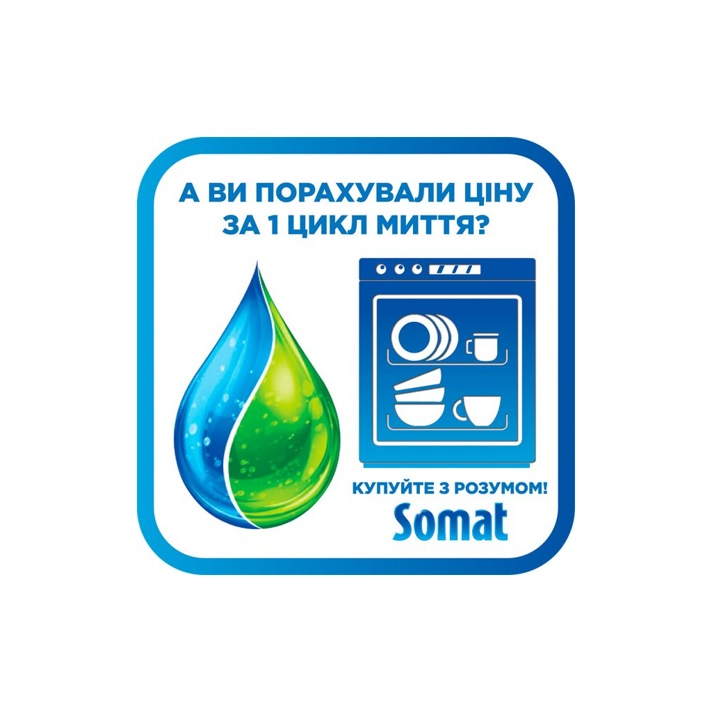 Гель для миття посуду в посудомийці Somat Excellence Duo Gel Антижир 900+900 мл (9000101505900) - зображення 2