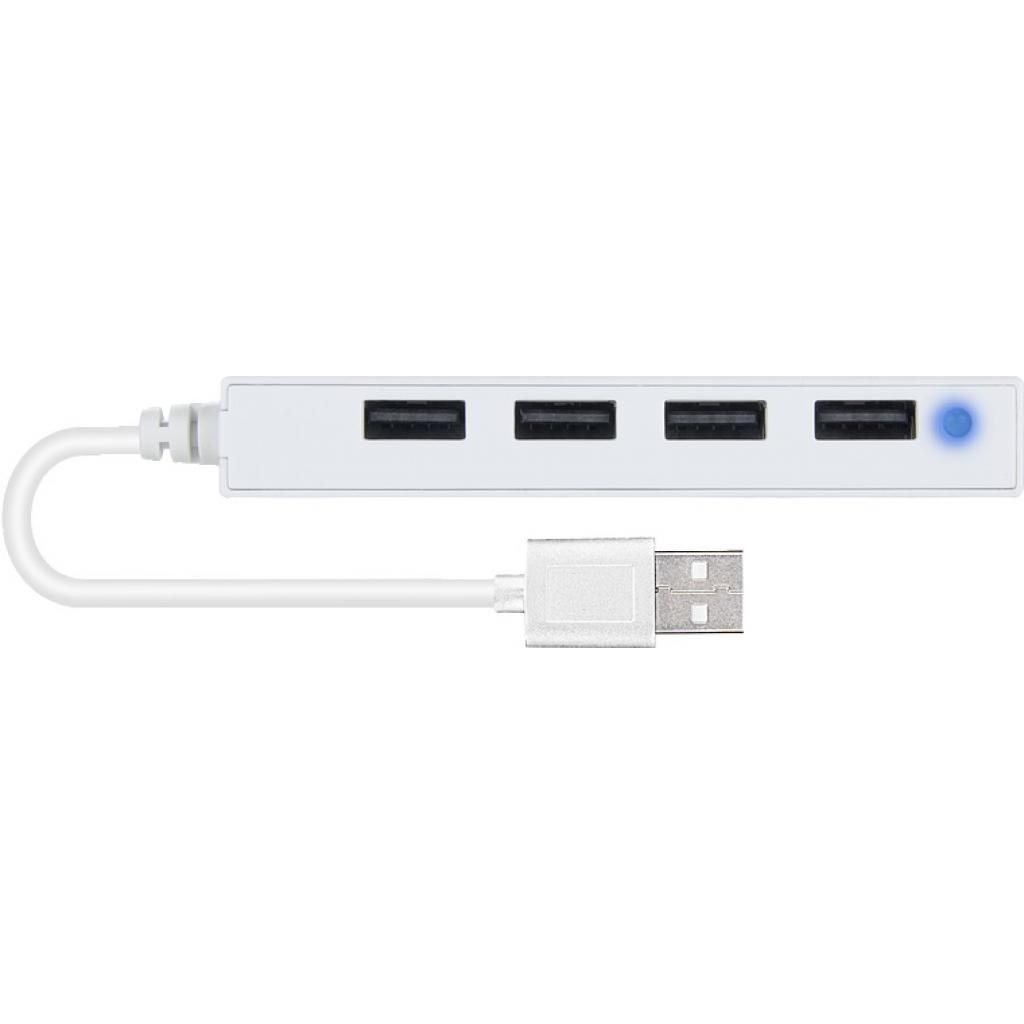Концентратор Speedlink SNAPPY SLIM USB Hub, 4-Port, USB 2.0, Passive, White (SL-140000-WE) - зображення 2