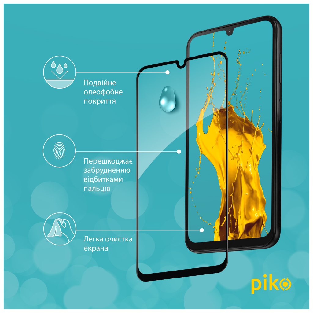 Скло захисне Piko Full Glue Samsung A25 5G Black (1283126574948) - зображення 4