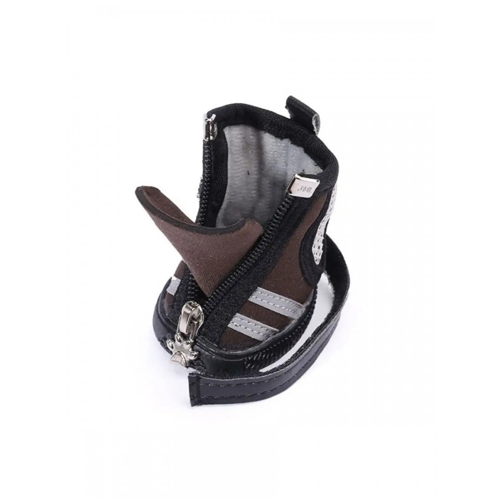 Черевики для собак Ruispet для малих порід 4 шт №1 кавові (2700000033289) - изображение 3