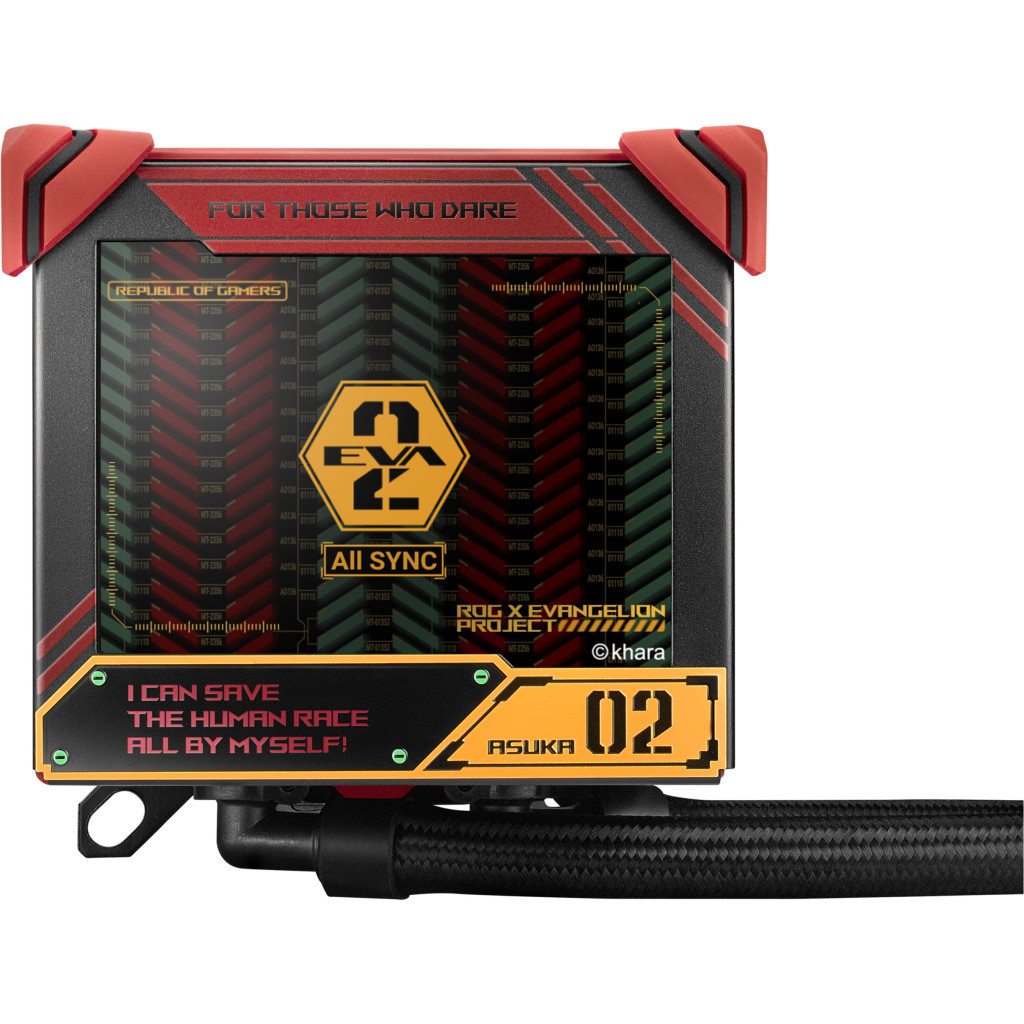 Система рідинного охолодження ASUS ROG RYUJIN III 360 ARGB EVA-02 Edition (90RC00L3-M0UAY0) - зображення 7