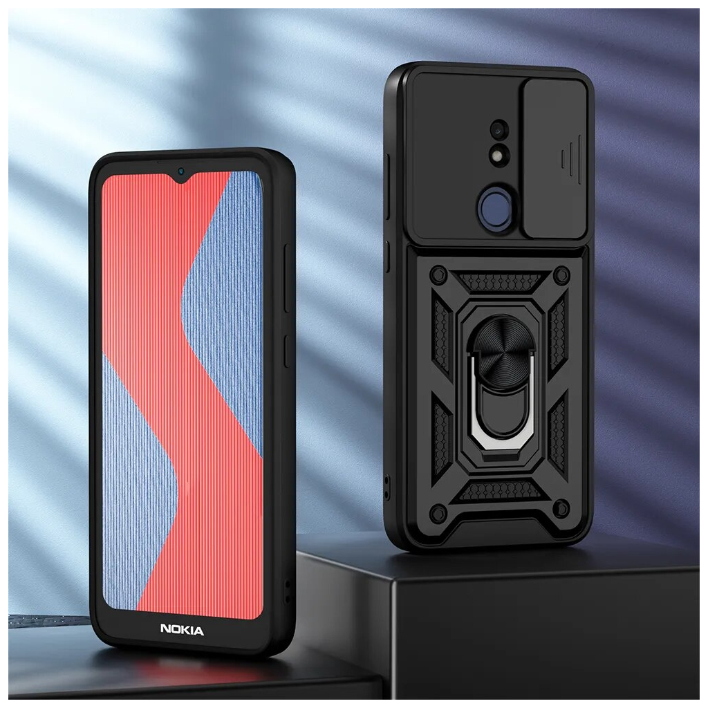 Чохол до мобільного телефона BeCover Military Nokia C21 Black (709994) - зображення 3