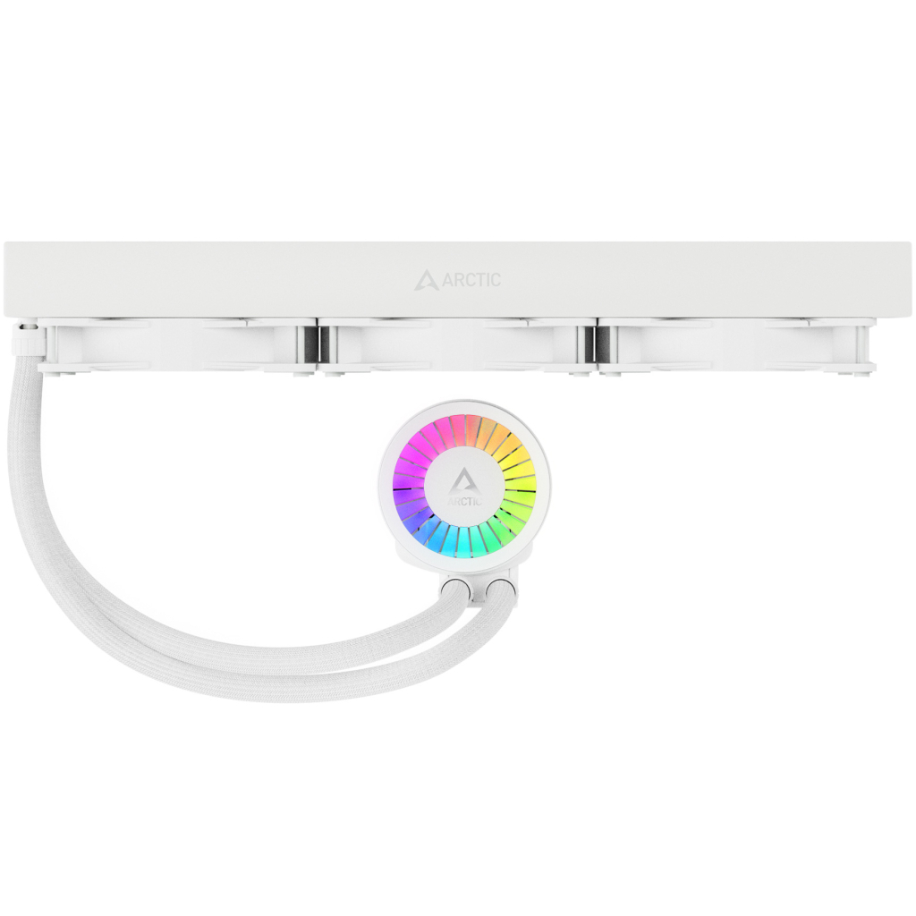 Система рідинного охолодження Arctic Liquid Freezer III - 420 A-RGB White (ACFRE00153A) - изображение 3