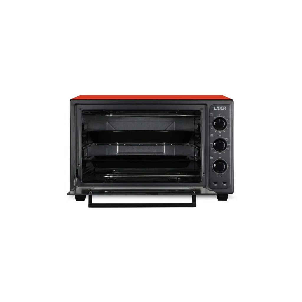 Електропіч LIDER 3623 ECO BLACK-RED - зображення 3