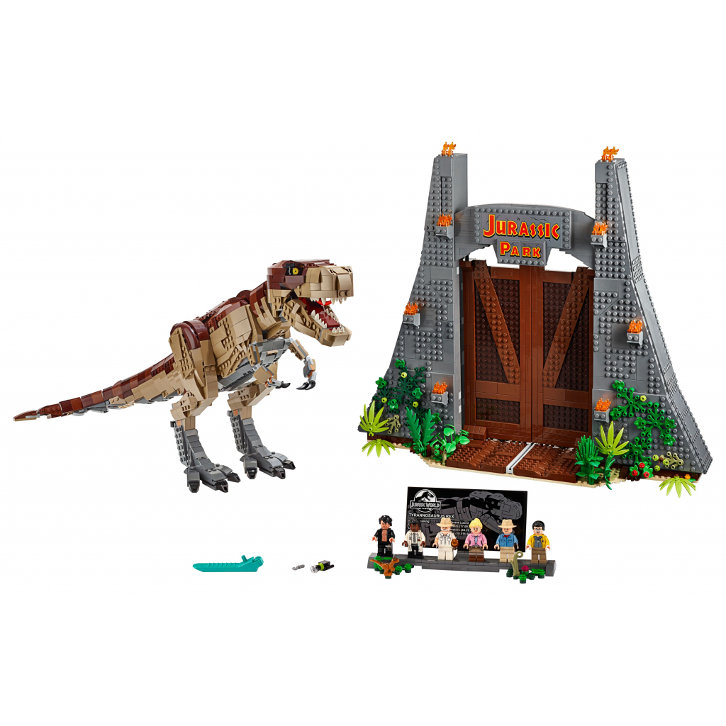 Конструктор LEGO Jurassic World Парк Юрського періоду: лють Ті-Рекса 3120 деталей (75936) - зображення 2