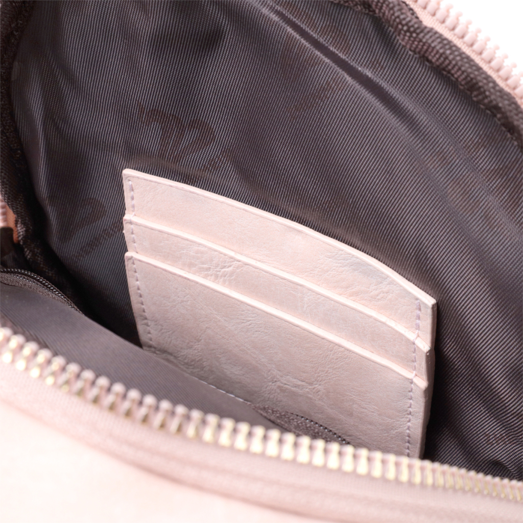 Сумка Vintage Компактна жіноча з однією лямкою через плече з гладкої екошкіри Рожева (22766) - зображення 8